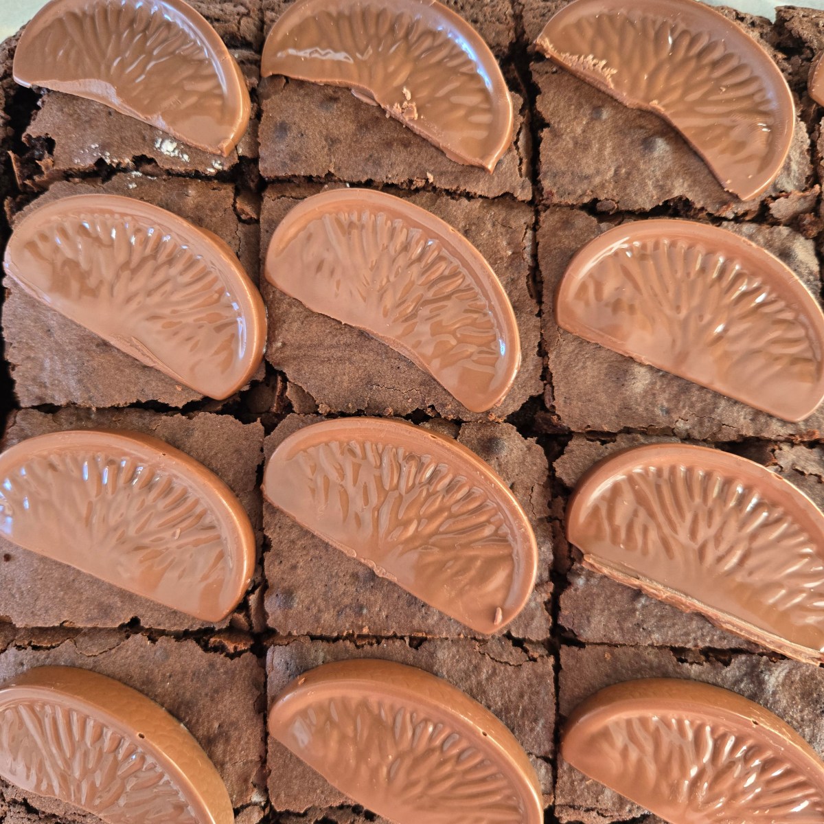 CHOCOLATE ORANGE BROWNIES